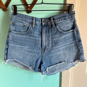 Lucky Brand High Waisted Cutoff Denim Jean Shorts